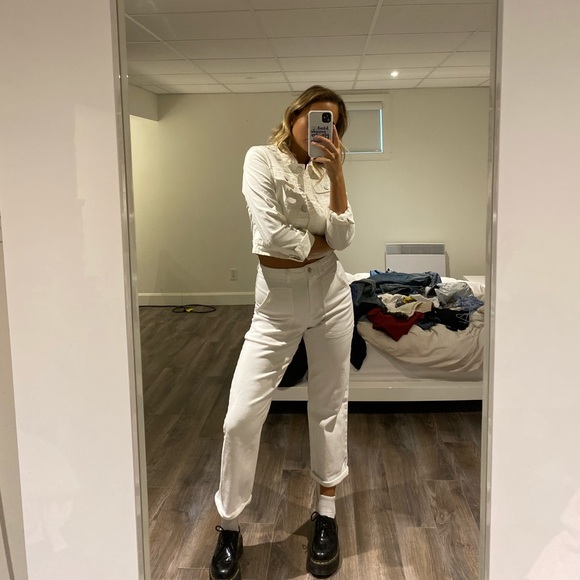 Tristan white denim jacket - Picture 2 of 4